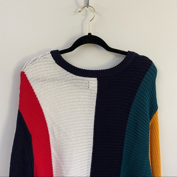 *NEW* PacSun Colorblock Chunky Sweater Dress - Picture 11 of 13